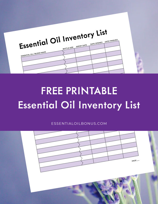 free-printable-essential-oil-inventory-list-essential-oil-bonus for Free Printable Essential Oil Inventory Free Printable Essential Oil Inventory List - Essential Oil Bonus for Free Printable Essential Oil Inventory